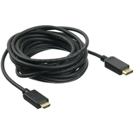

Кабель аудио-видео Buro v. 1.2 DisplayPort (m)/HDMI (m) 5м. позолоч.конт. черный (BHP DPP_HDMI-5)