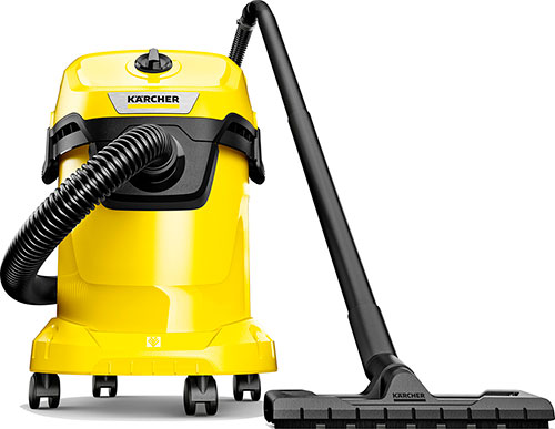 Строительный пылесос Karcher KWD 3 S V-15/4/20 (1.628-448.0) желтый / черный