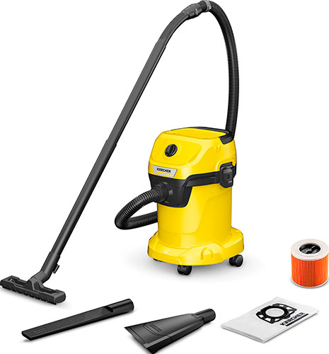 Строительный пылесос Karcher KWD 3 S V-15/4/20 (1.628-448.0) желтый / черный