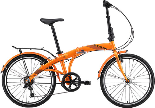 Велосипед Stark Jam 24.1 V, оранжевый/черный, 14.5 (HQ-0014123)