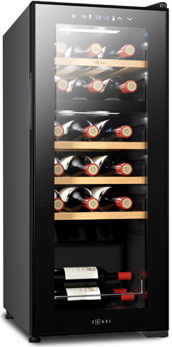 

Винный шкаф Zugel ZCWF184DB черный