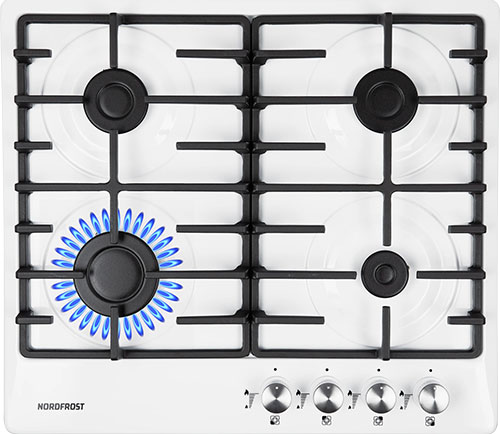 

Газовая варочная панель NordFrost HS 6043 W, Белый