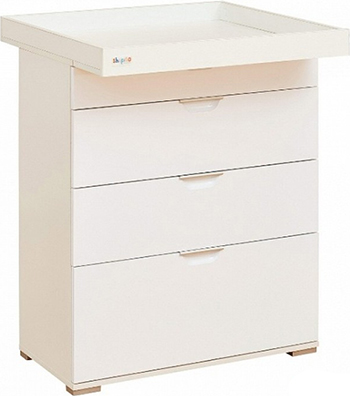 

Комод со съемной столешницей для пеленания Shapito, Glossy White LUX GT 1182 WL/GLOSSY