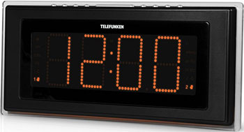 

Радиочасы Telefunken, TF-1541 (черный с оранжевым)