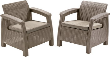 

Комплект мебели Allibert, Corfu II DUO set cappucino