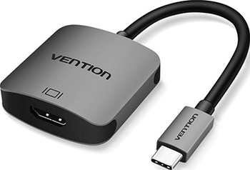 Мультимедиа конвертер Vention USB Type C M/HDMI F серый CGLHA