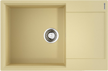 

Кухонная мойка Omoikiri, Daisen-78-LB-MA Artgranit/марципан/большая чаша