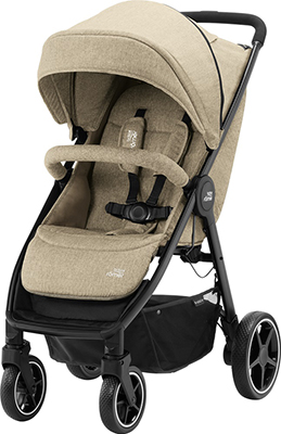 Коляска прогулочная Britax Roemer B-Agile 4 M Linen Beige 2000032525 коляска britax детская прогулочная коляска britax b agile 4 plus с капором sand beige