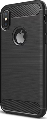Чехол (клип-кейс) Eva для Apple iPhone X - Черный/Карбон (IP8A012B-X) клип кейс gresso mer для apple iphone xs max черный