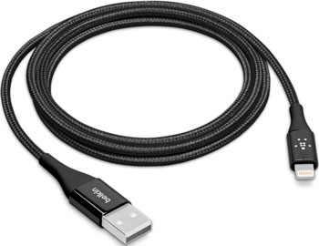 

Кабель Belkin, USB папа/8-pin lightning папа 1 2м черный (F8J207BT04-BLK)