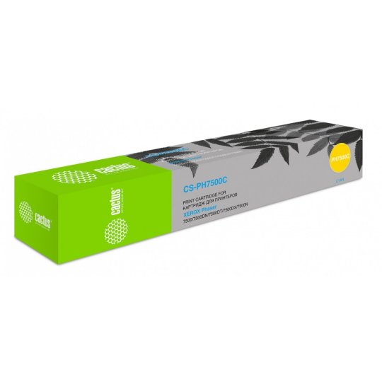 

Картридж лазерный Cactus CS-PH7500C 106R01443 голубой (17800стр.) для Xerox Phaser 7500