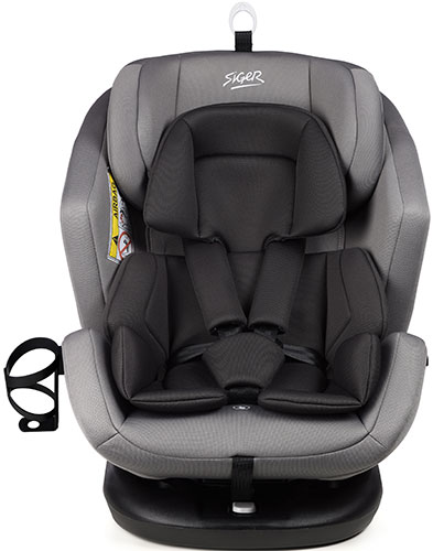 фото Автокресло siger ультра, isofix гр.0+/i/ii/iii светло-серый (kres3910)