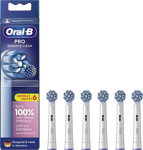 фото Насадка для зубной щетки oral-b pro sensitive clean, 6pc