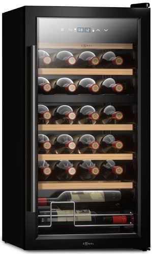 

Винный шкаф Zugel ZCWF281DB черный