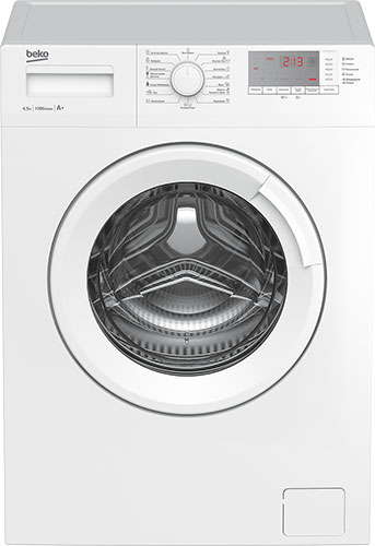

Стиральная машина Beko WRS 45512 BWW BY, белая, Белый