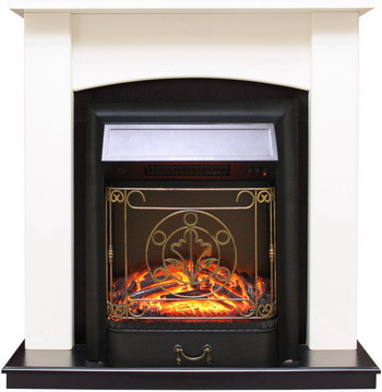 Каминокомплект Royal Flame Baltimore с очагом Majestic BL сл.кость/черный каминокомплект royal flame dallas с очагом majestic bl тем дуб