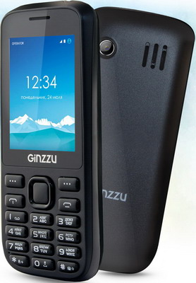 

Мобильный телефон Ginzzu, M 201 черный