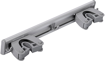 

Держатель д/хоз.инвентаря Hausmann HM-GM-0830 Mop Holder 2 3 , 31х6х4,2 см, алюминий/серый