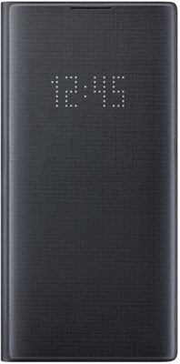 

Чехол (клип-кейс) Samsung, Note10+ (N975) EF-NN975PBEGRU LED-View black