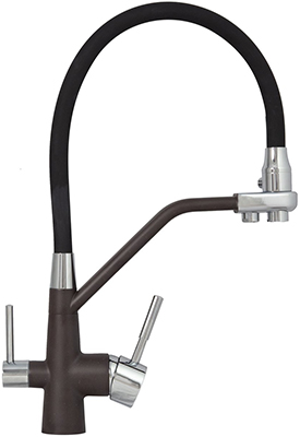 

Кухонный смеситель Zigmund & Shtain 2200 ШВЕЙЦ.ШОКОЛАД, Швейцарский шоколад