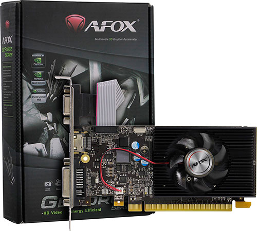 фото Видеокарта afox geforce gt 730 lp 4gb (af730-4096d3l5)