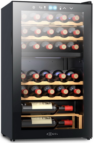 

Винный шкаф Zugel ZCWF331DB черный