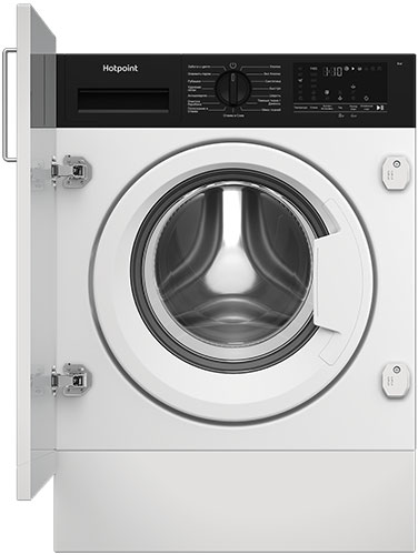 

Встраиваемая стиральная машина Hotpoint WBIH 8490 VWB, Белый/черный