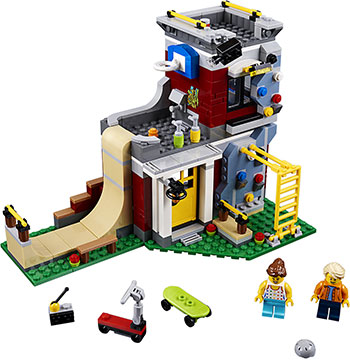 

Конструктор Lego, Скейт-площадка (модульная сборка) Creator 31081