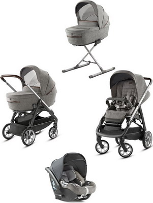 

Коляска Inglesina, Aptica System Quattro 4 в 1 на шасси Aptica Graphite Coffee (AA 70 K6MNG AE 70 K 6201)