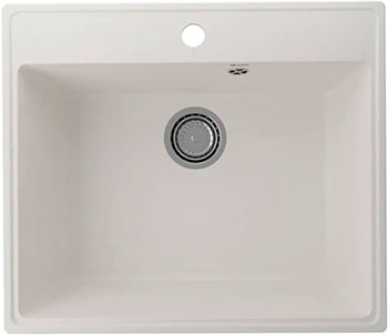 Изображение товара Кухонная мойка Ulgran Quartz Forte/жасмин, 50x58 см, врезная, Россия