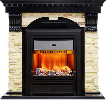 Каминокомплект Dimplex Dublin арочный сланец с очагом Brookline Black (венге) 1164879239 каминокомплект dimplex glasgow с очагом brookline black венге 1164909837
