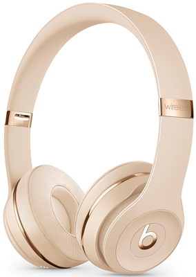 

Беспроводные мониторные наушники Beats, Solo3 Wireless Headphones - Satin Gold MX462EE/A