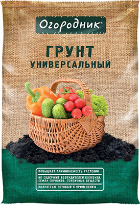 

Грунт универсальный Огородник, 11л ТП0101ОГО05