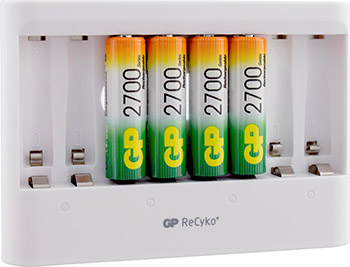 

Зарядное устройство с аккумуляторами GP GP270AAHC/U811-2CR4