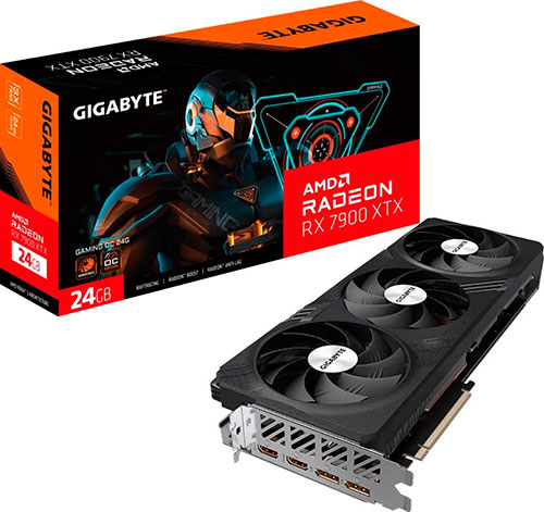 фото Видеокарта gigabyte radeon rx 7900 xtx gaming oc 24gb (gv-r79xtxgaming oc-24gd)