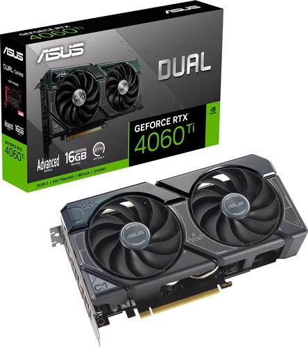 фото Видеокарта asus geforce rtx 4060 ti dual advanced edition 16gb (dual-rtx4060ti-a16g)