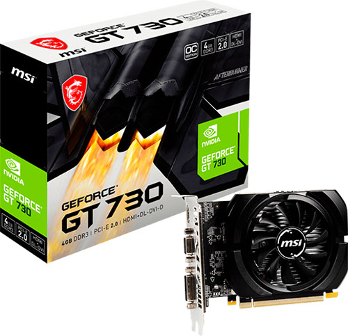 фото Видеокарта msi geforce gt 730 4gb (n730k-4gd3/ocv1)