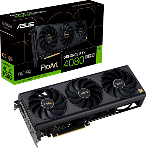 фото Видеокарта asus geforce rtx 4080 super proart oc 16gb (proart-rtx4080s-o16g)