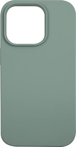 фото Чехол силиконовый red line для iphone 14 pro для magsafe с микрофиброй, pine green