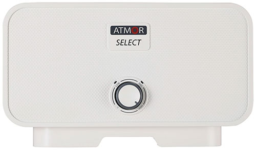 фото Водонагреватель проточный atmor select 12kw tr, белый