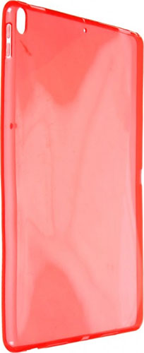 фото Чехол-накладка red line силиконовый, для ipad pro 10.5/air 3 10.5 (красный полупрозрачный)