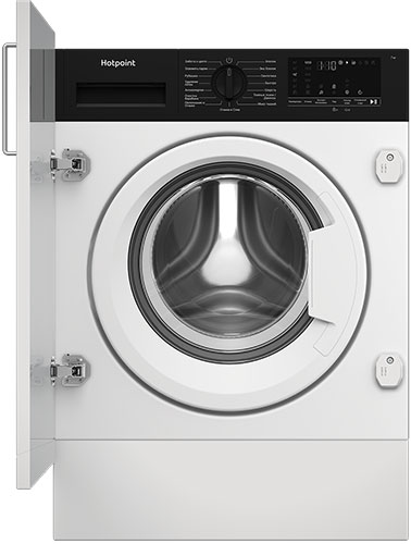 

Встраиваемая стиральная машина Hotpoint WBIH 7290 VWB, Белый/черный