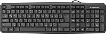 Клавиатура Defender Element HB-520 PS/2 RU black 45520 картридж hi black hb cb541a
