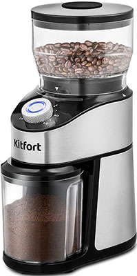 

Кофемолка Kitfort КТ-744, Черный/серебристый