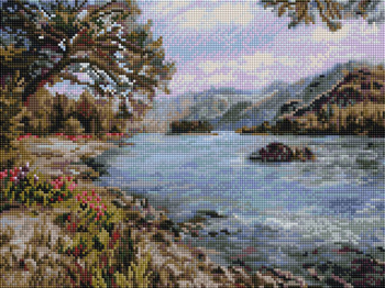 

Мозаика на подрамнике Белоснежка, 506-ST-S Горный Алтай