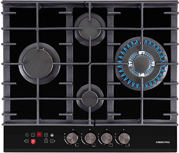 

Газовая варочная панель Hiberg VM 6145 B, Черный