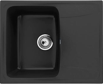 Изображение товара Кухонная мойка Ulgran U-201 ультра-черный врезная 47x58 см