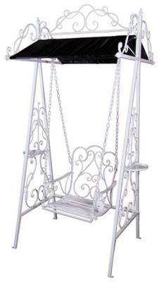 

Качели садовые HOME DECORATION, LF-2112843 220х105х104 см металл (белый)