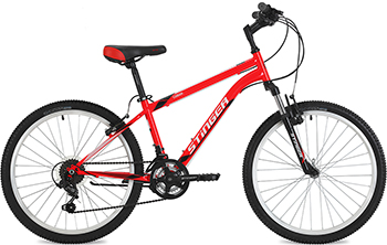 

Велосипед Stinger, 24'' Caiman 14'' красный 24 SHV.CAIMAN.14 RD8