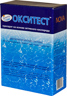 Средство для очистки Маркопул ОКСИТЕСТ Кемиклс 1,5кг коробка М23